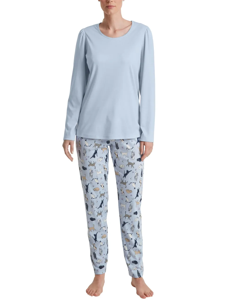 calida-favourites-dreams-cat-dreams-pyjama-harmony-blue-48-50-2 image 1