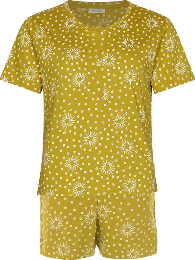 myrebelle-sunny-holiday-shortama-gr-n-bio-baumwolle-kinder image 1