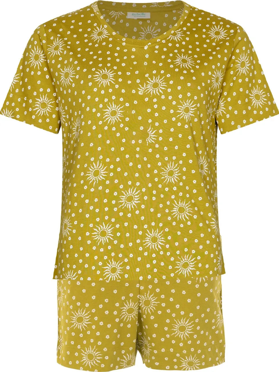 myrebelle-sunny-holiday-shortama-gr-n-bio-baumwolle-kinder image 1