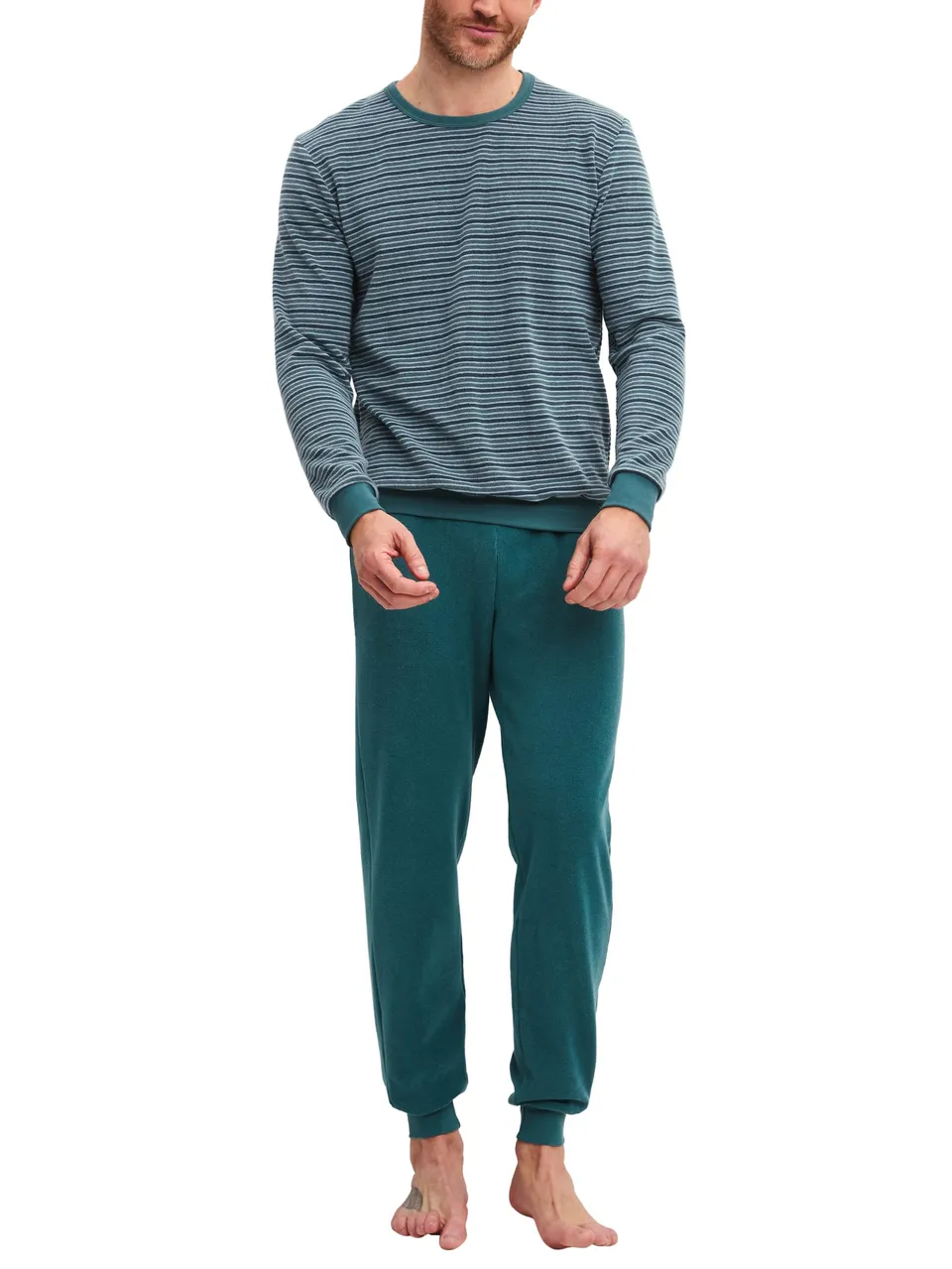 calida-relax-terry-herren-pyjama-frottee-gr-50-warm image 1