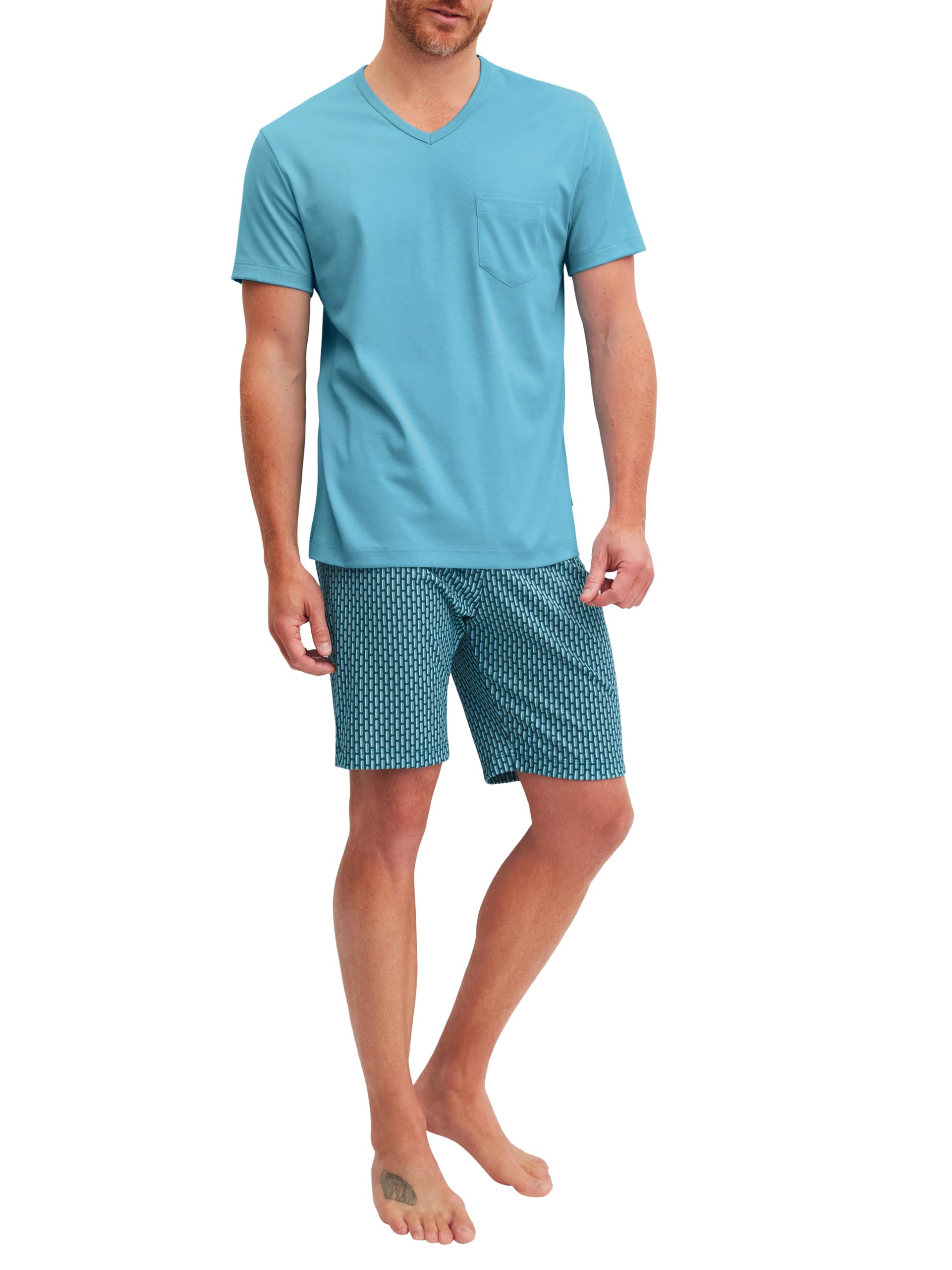 calida-relax-streamline-kurz-pyjama-herren-gr-e-50 image 6