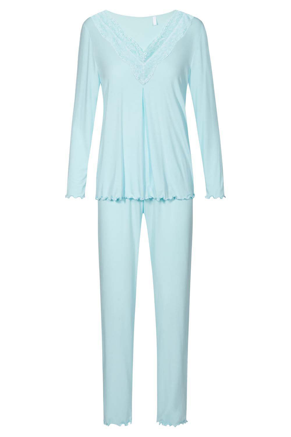 r-sch-be-happy-pyjama-lang-schlafanzug-t-rkis-viskose image 2
