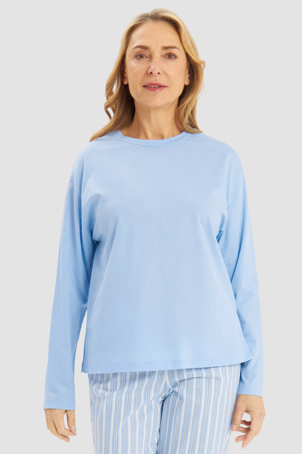 r-sch-be-happy-shirt-langarm-sportiv-rosa-rundhals image 7