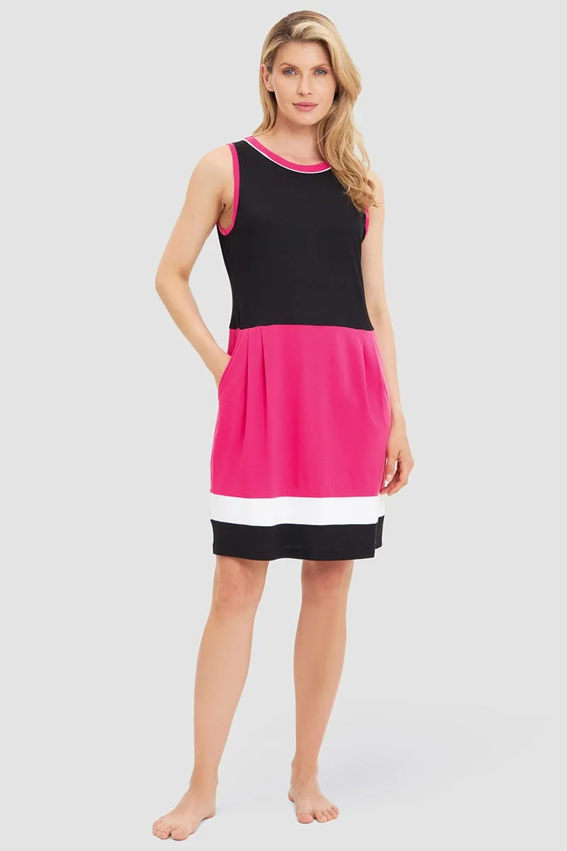 r-sch-be-happy-strandkleid-knielang-kleid-mehrfarbig-viskose image 1