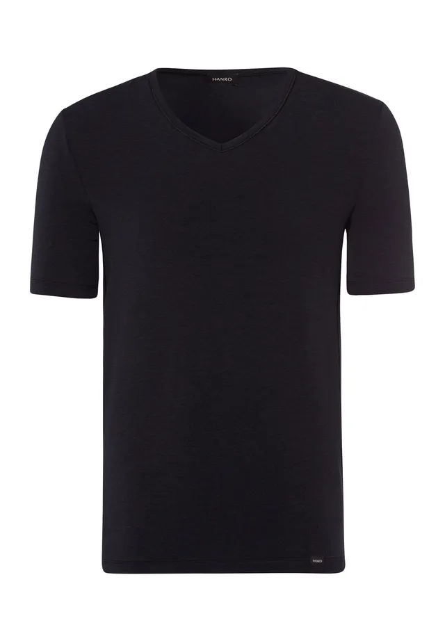 hanro-natural-function-t-shirt-v-ausschnitt-deep-black image 1