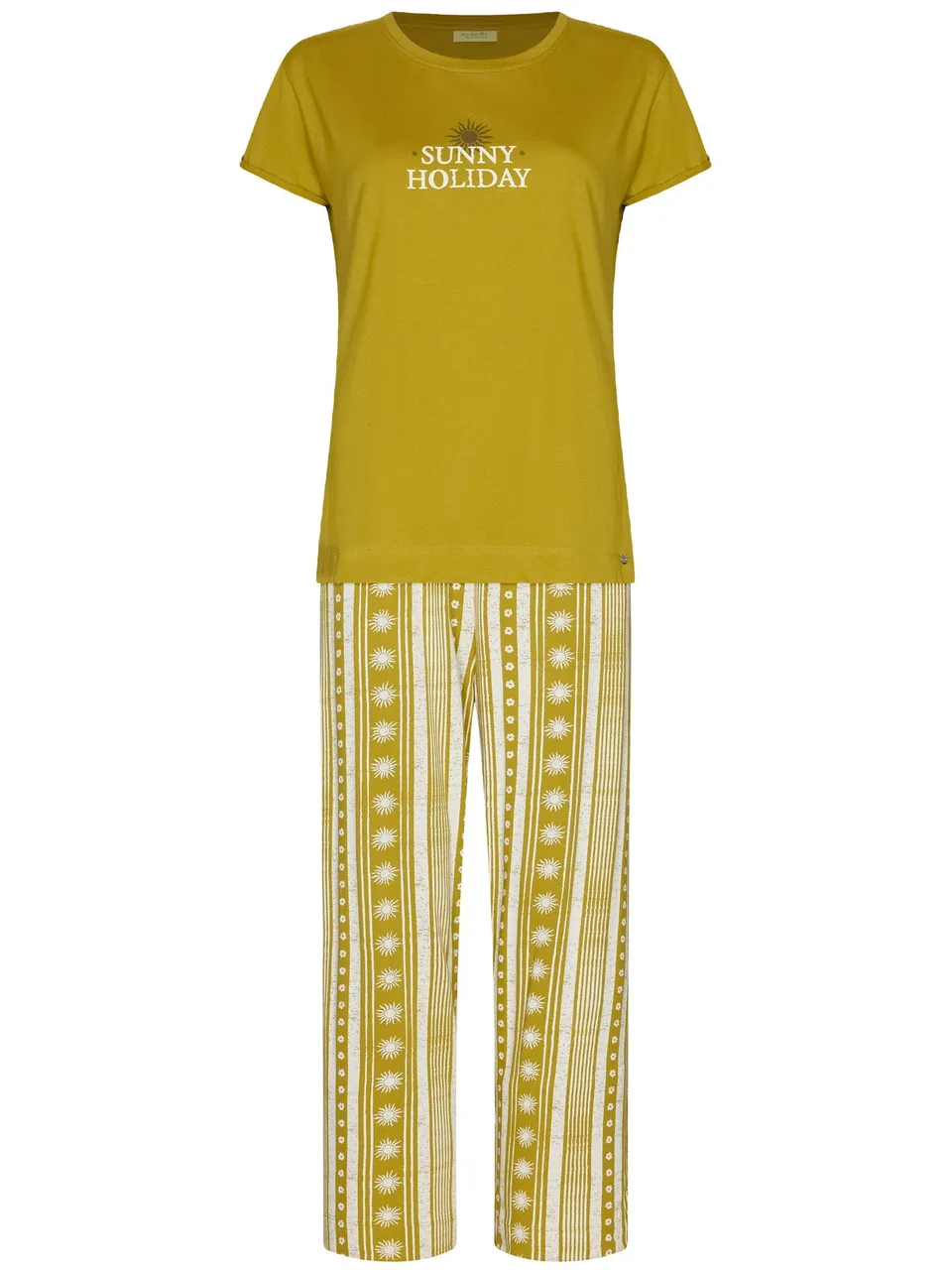 myrebelle-sunny-holiday-pyjama-gr-n-baumwolle-mit-print image 1