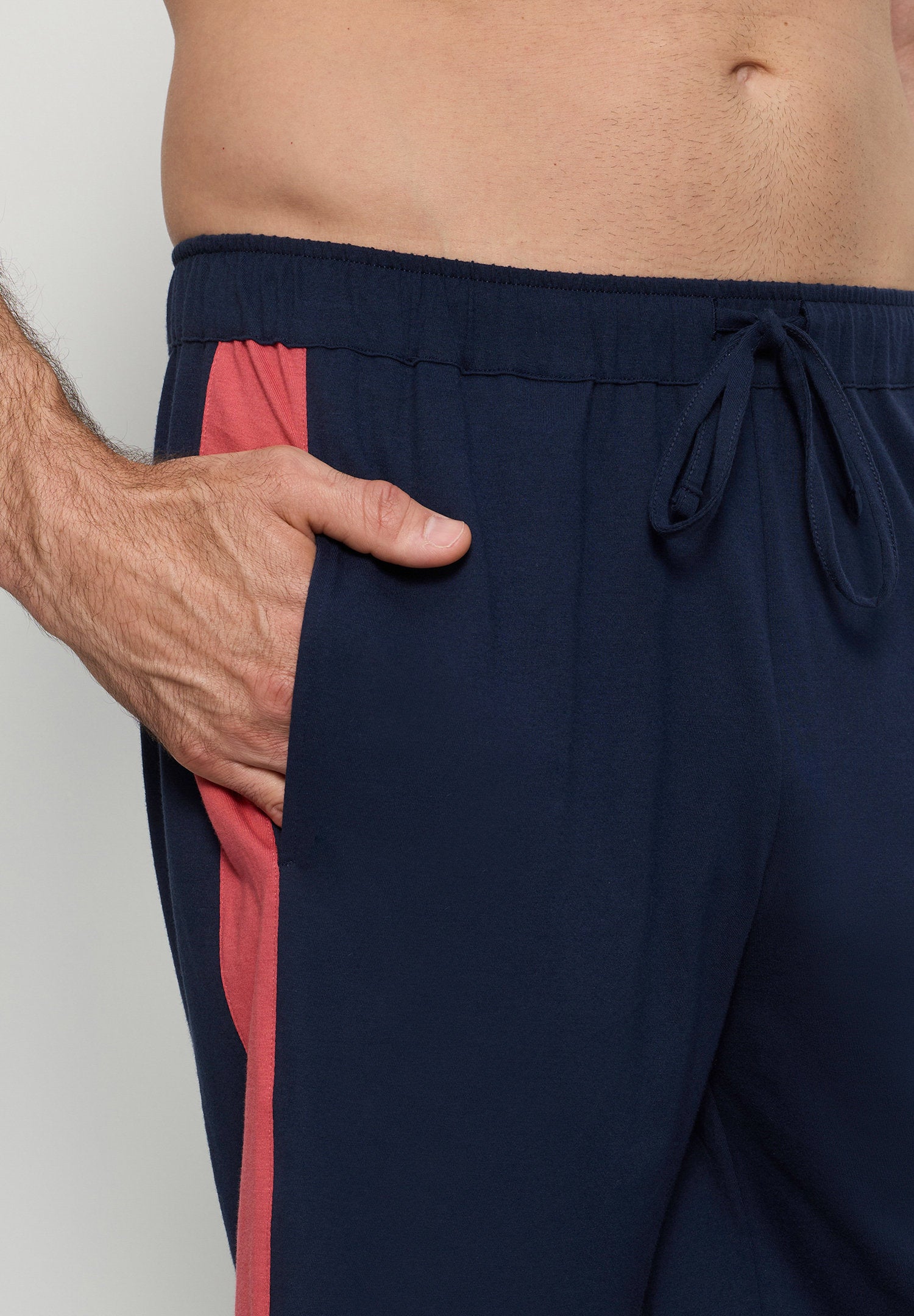 hanro-night-day-shorts-deep-navy-herren-baumwolle-bermuda image 6