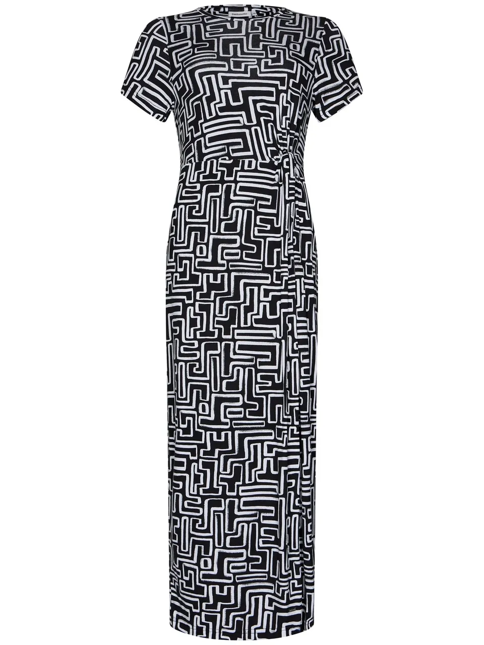 pastunette-graphic-beach-strandkleid-schwarz-wei-viskose image 1