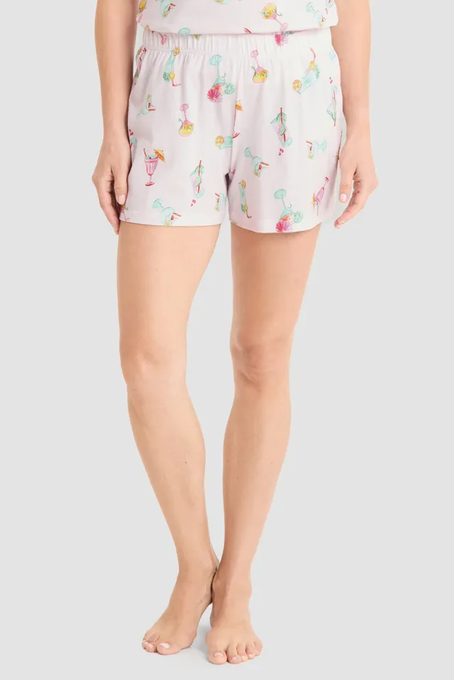 r-sch-be-happy-shorts-cocktail-druck-rosa-baumwolle-31-cm image 1