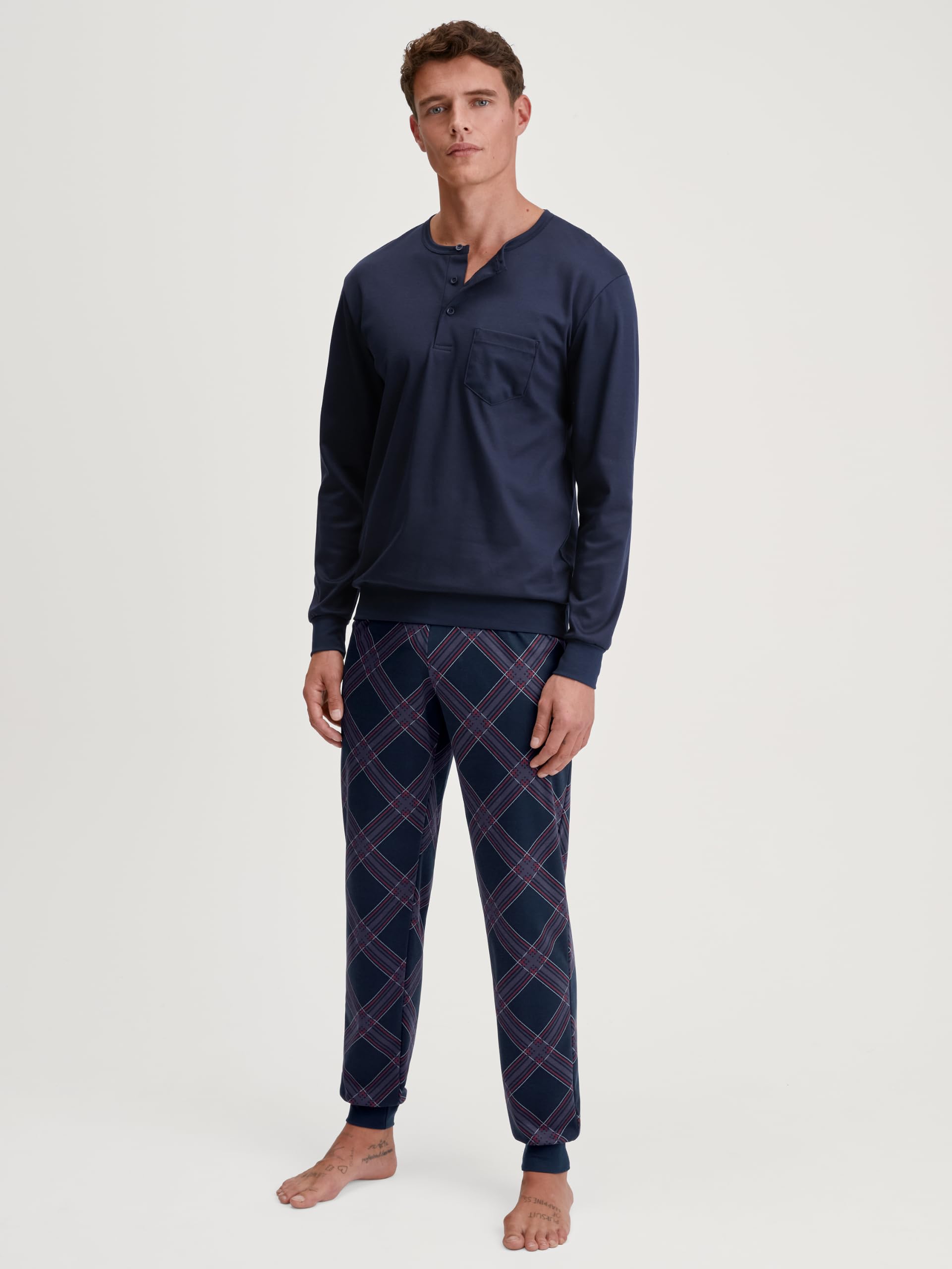 calida-relax-comfy-b-ndchen-pyjama-herren-52-54-bequem image 2