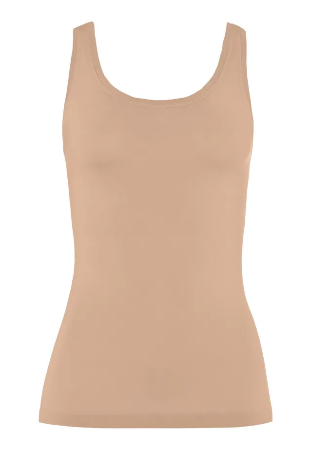 hanro-touch-feeling-tank-top-tr-gertop-beige image 1