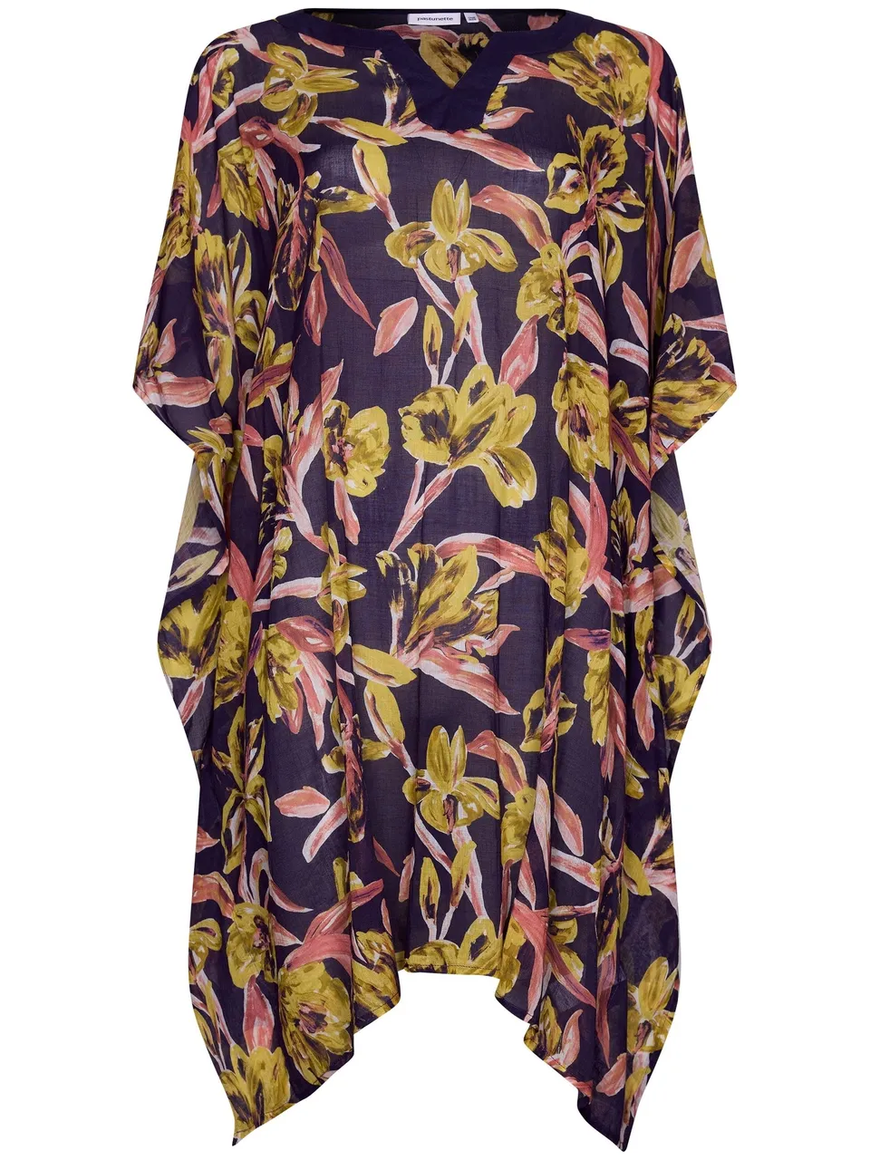 pastunette-iris-cover-up-lila-blumenprint-baumwolle image 1