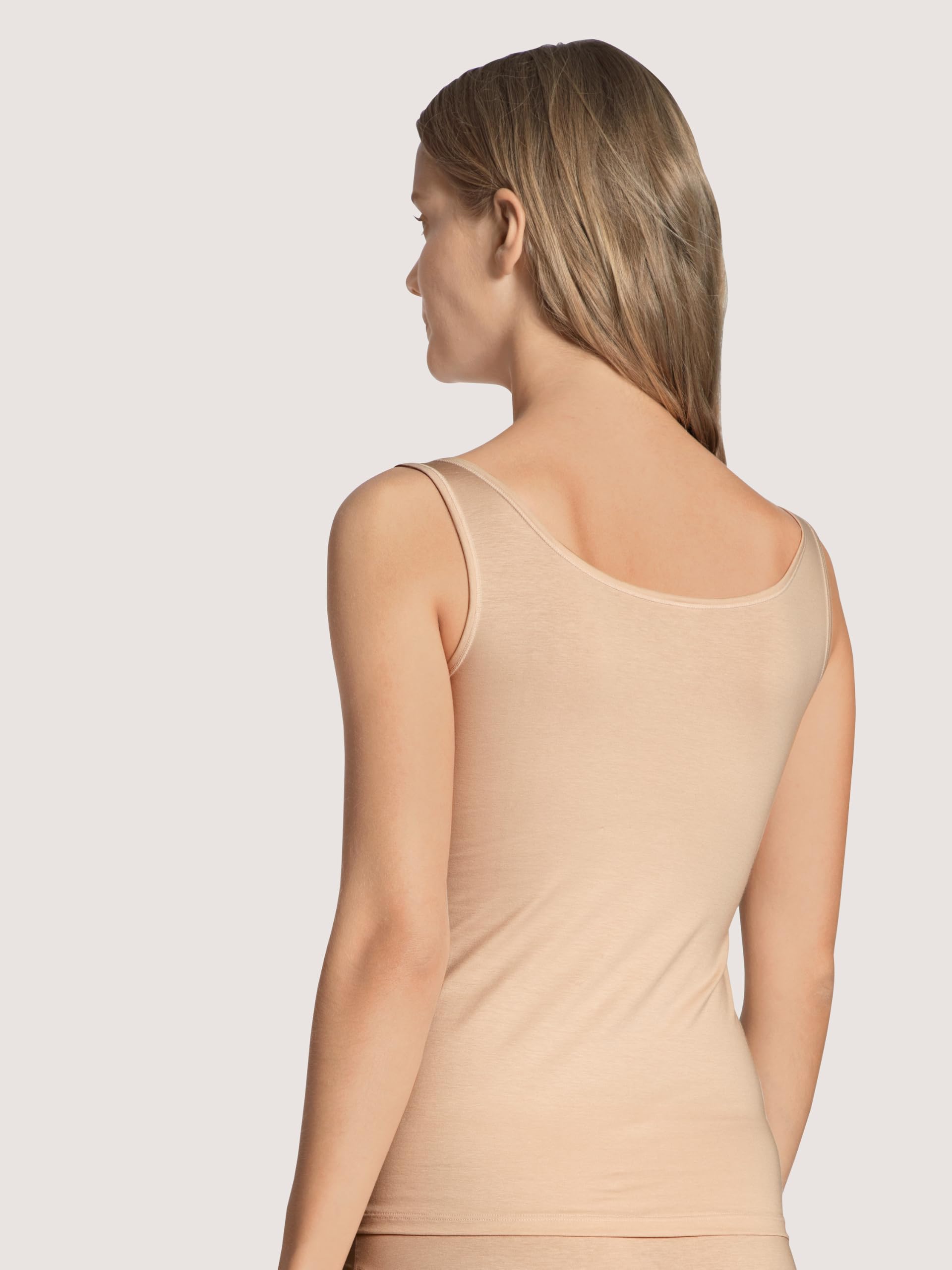 calida-natural-comfort-t-shirt-damen-wei-baumwolle image 3