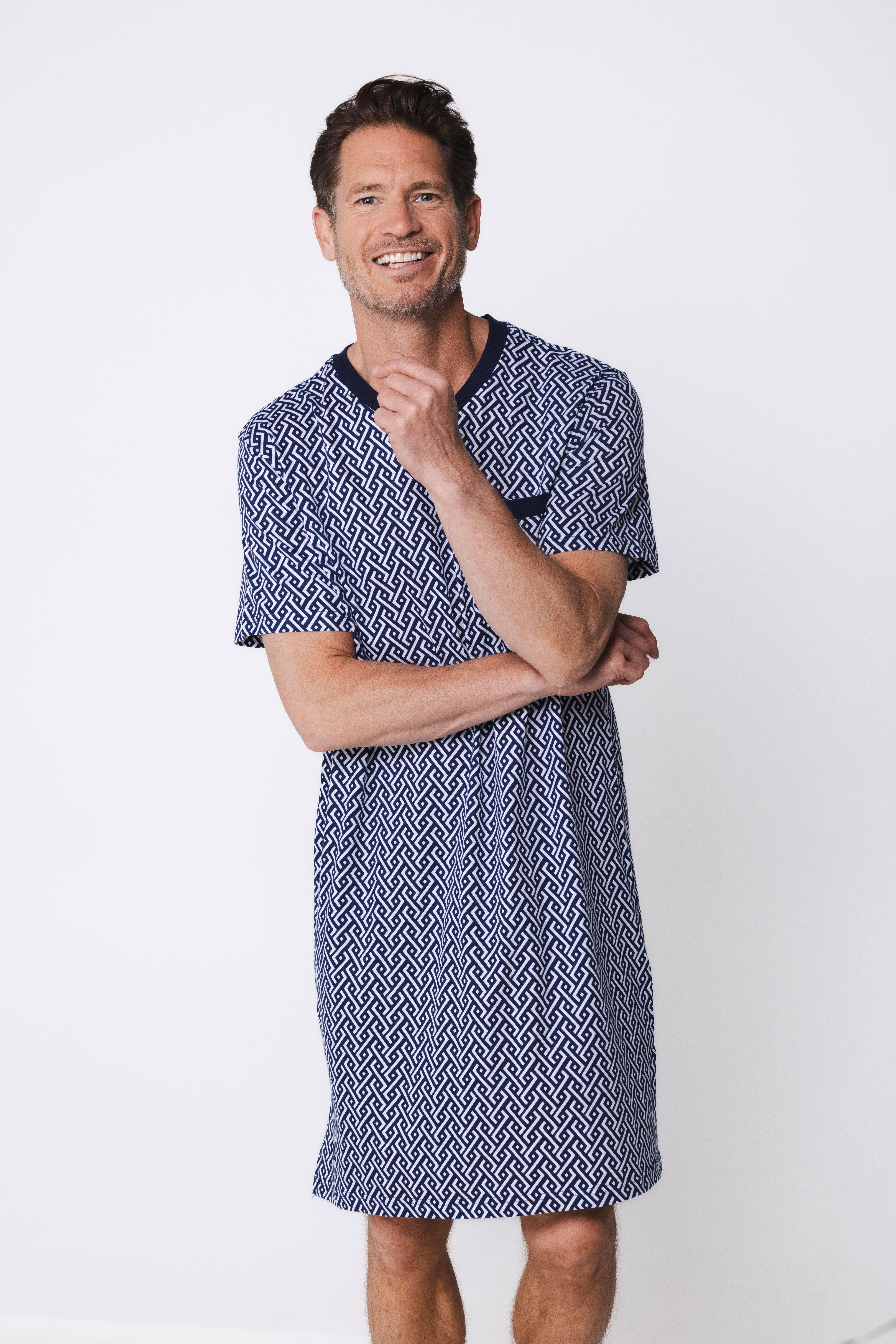 pastunette-blue-motion-nachtshirt-baumwolle-dunkelblau image 4
