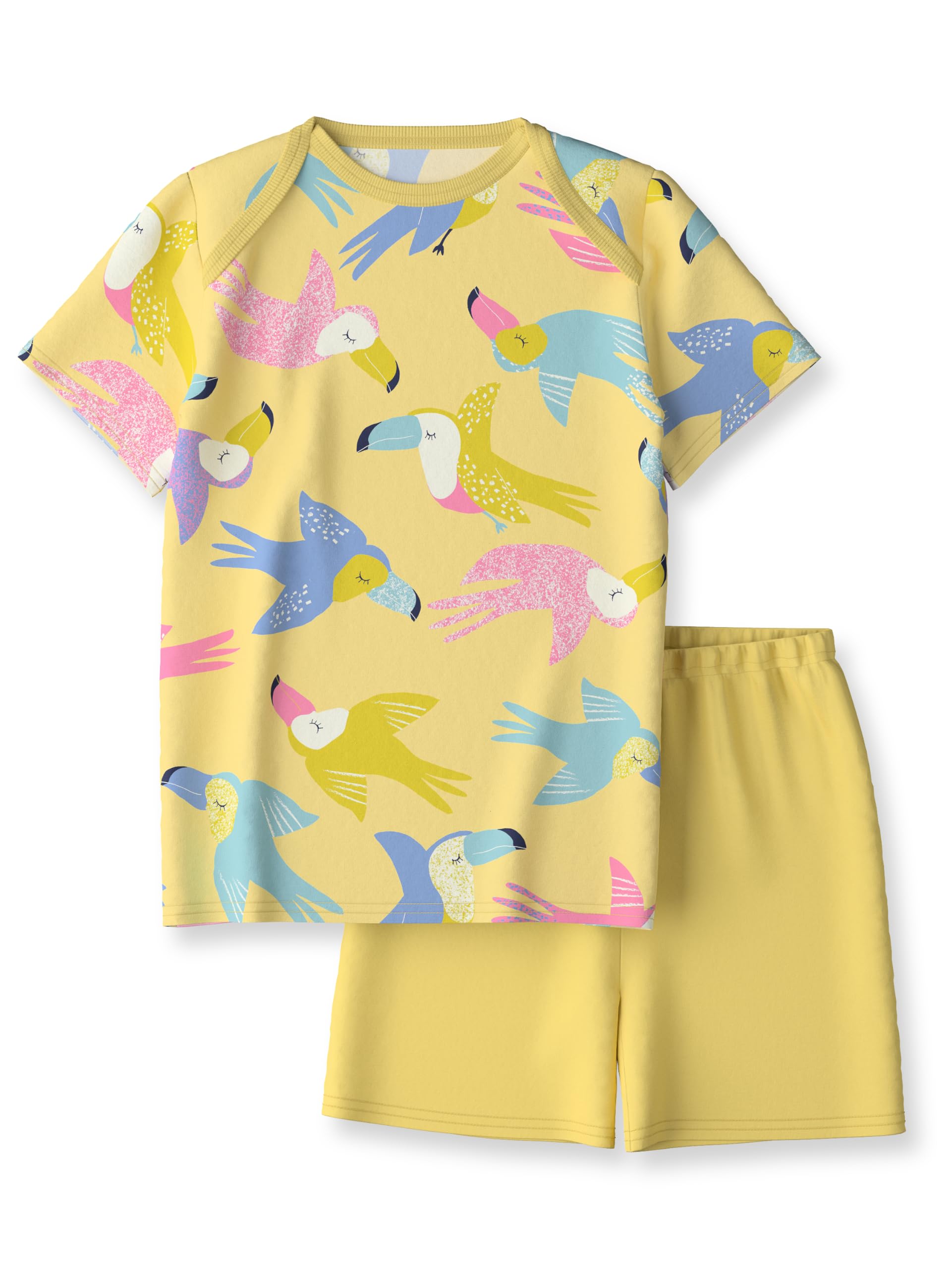 calida-toddlers-kurz-pyjama-bio-baumwolle-cascade-blue-92-98 image 6