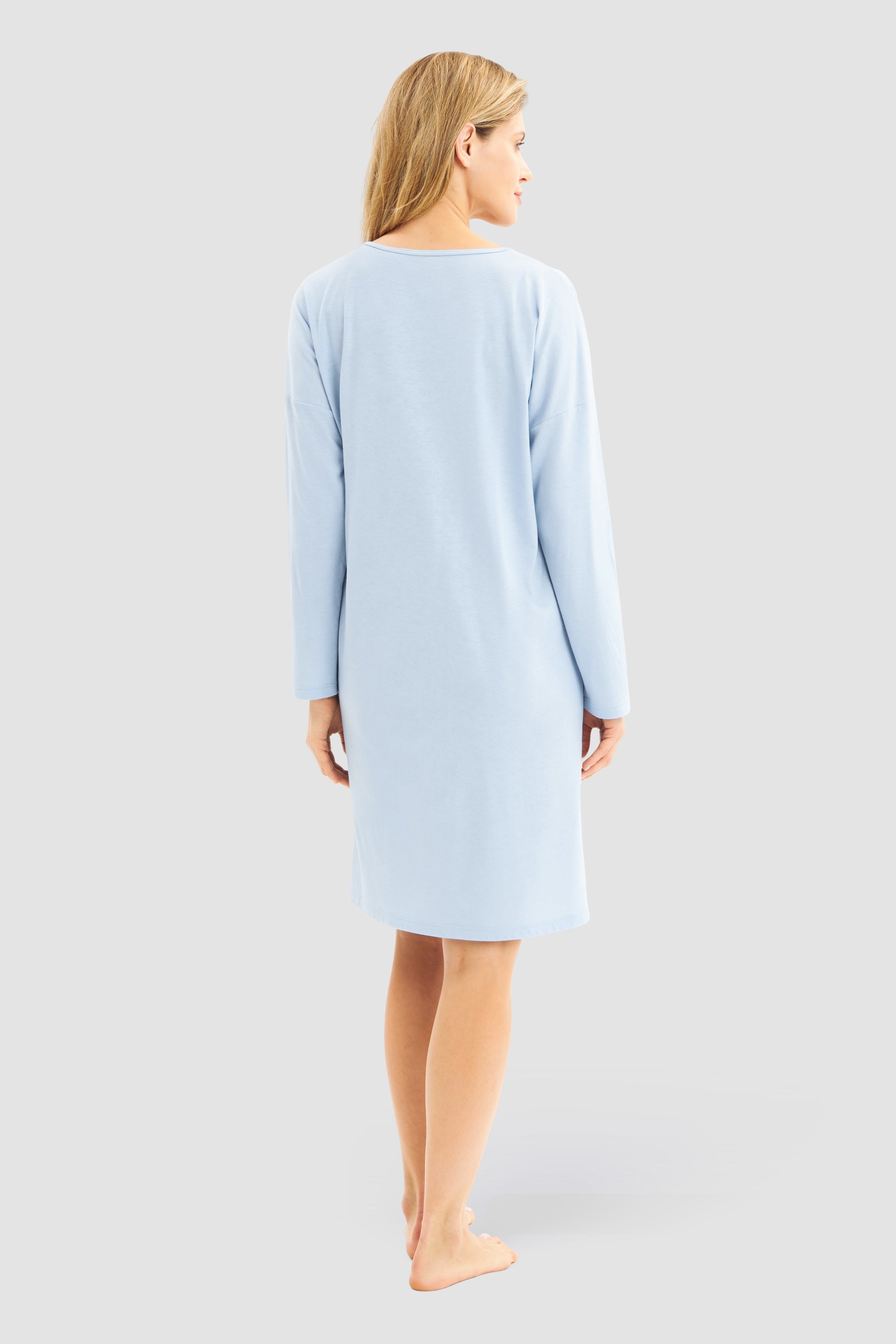 r-sch-be-happy-nachthemd-knielang-blau-langarm-mit-taschen image 3