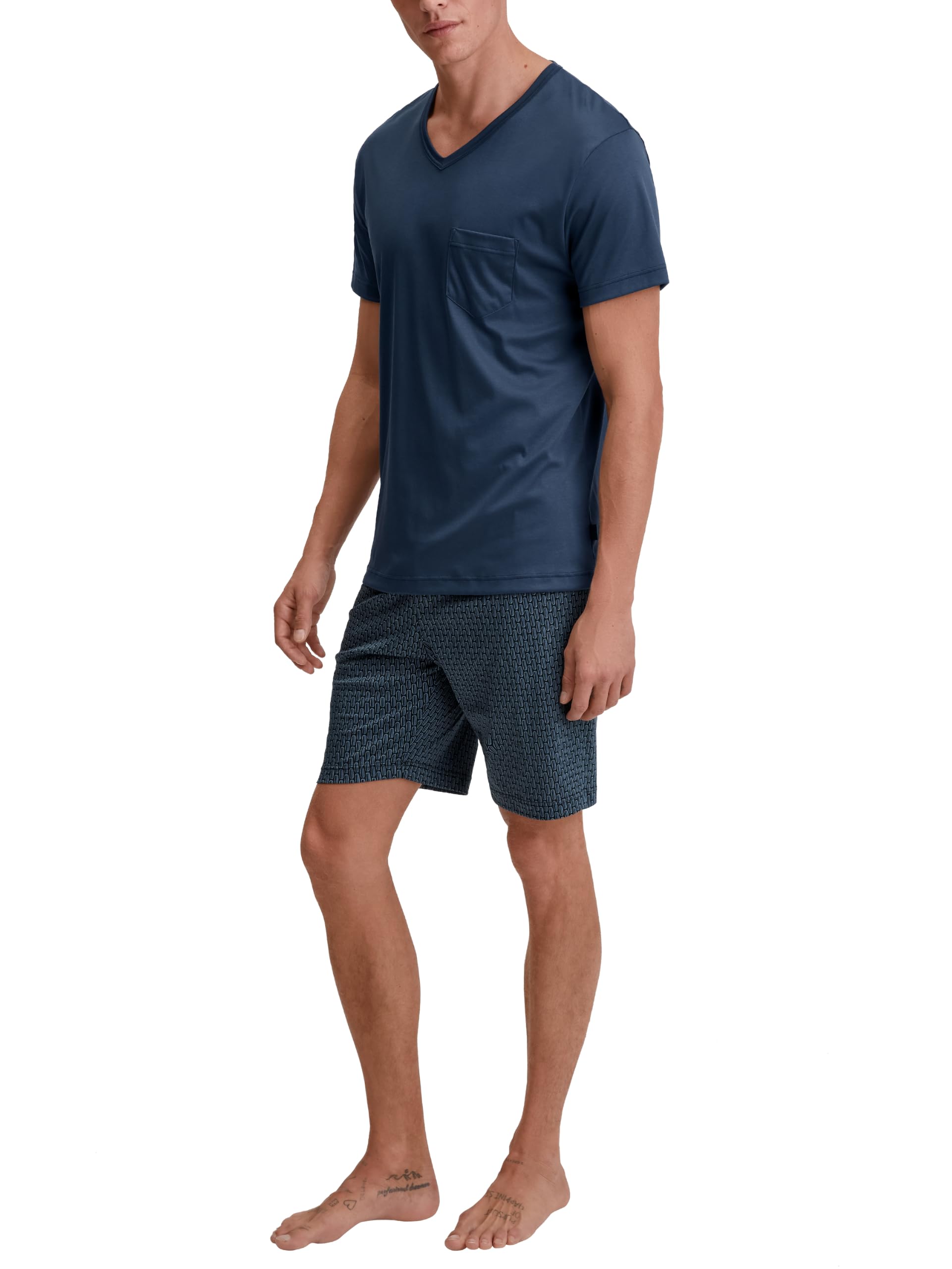 calida-relax-superlight-kurz-pyjama-insignia-blue image 5
