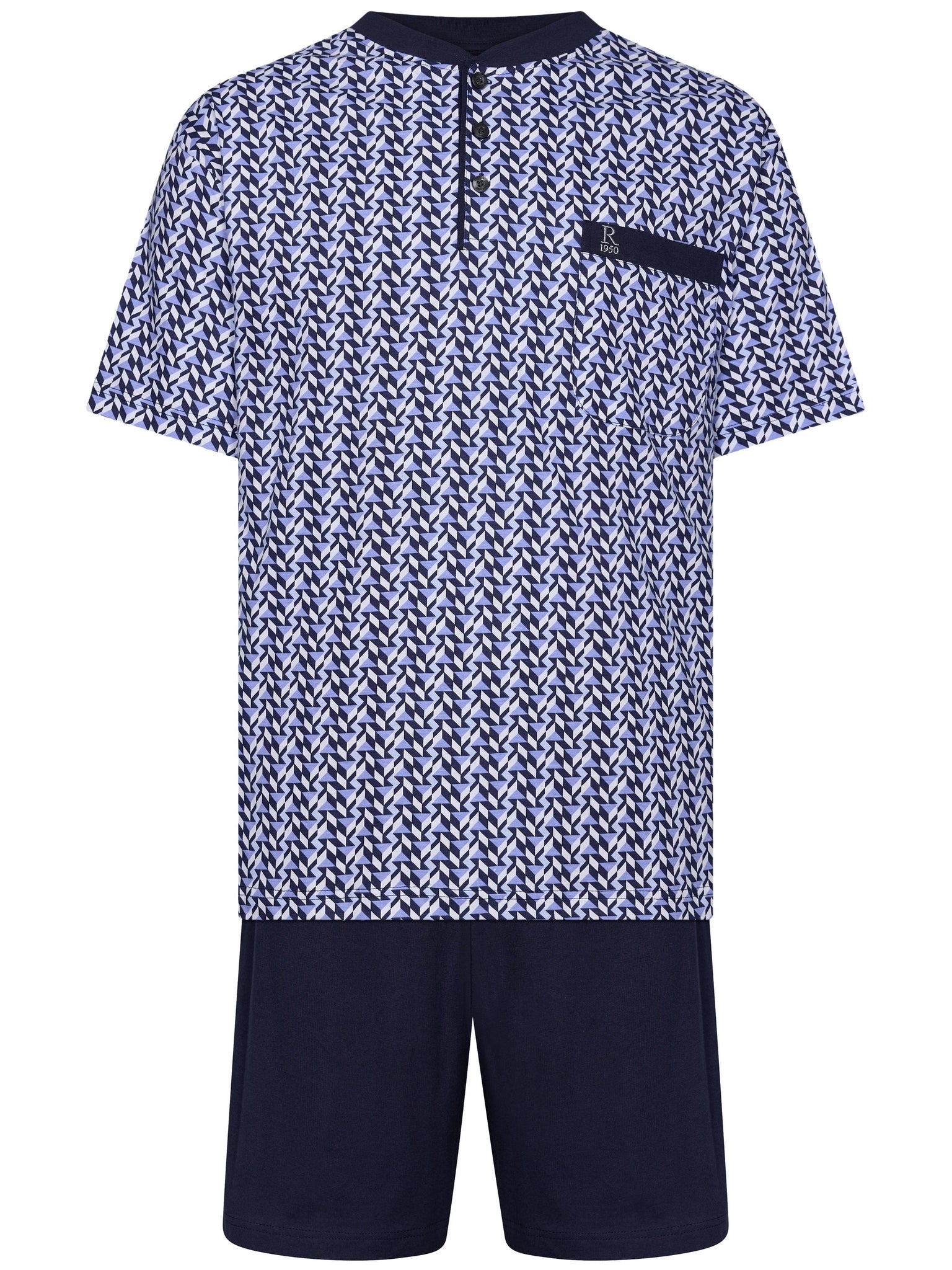 robson-graphic-shortama-herren-dunkelblau-baumwolle-kurz image 1
