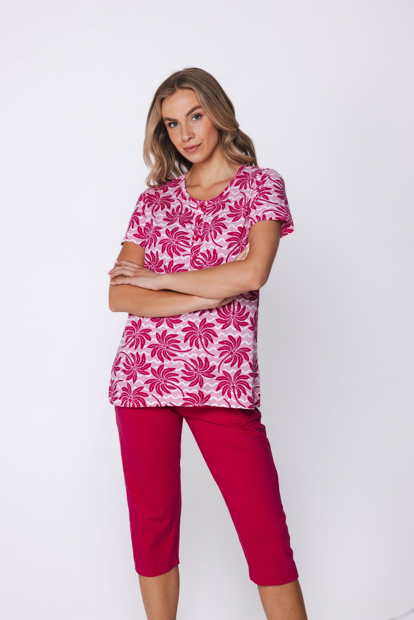 myrebelle-palm-springs-pyjama-rosa-bio-baumwolle image 5