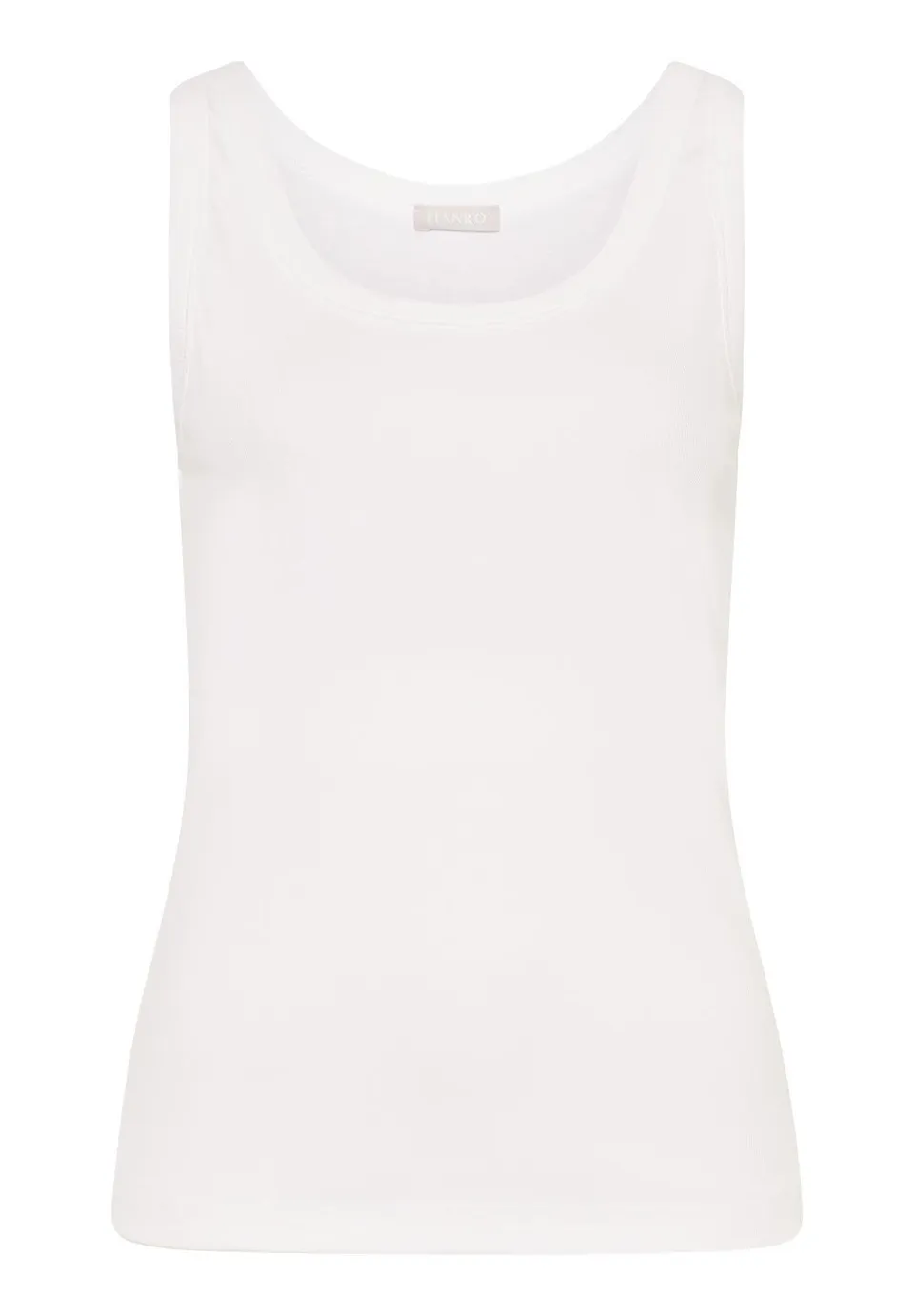 hanro-sleep-lounge-top-damen-white-baumwolle image 1