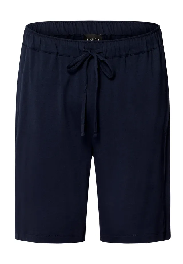hanro-night-and-day-short-pants-herren-deep-navy-baumwolle image 1