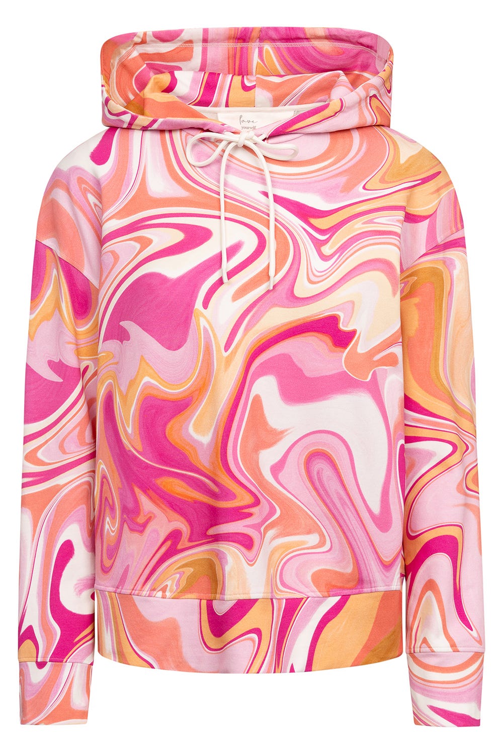 r-sch-be-happy-sweatshirt-langarm-hoodie-pink-sixties image 2