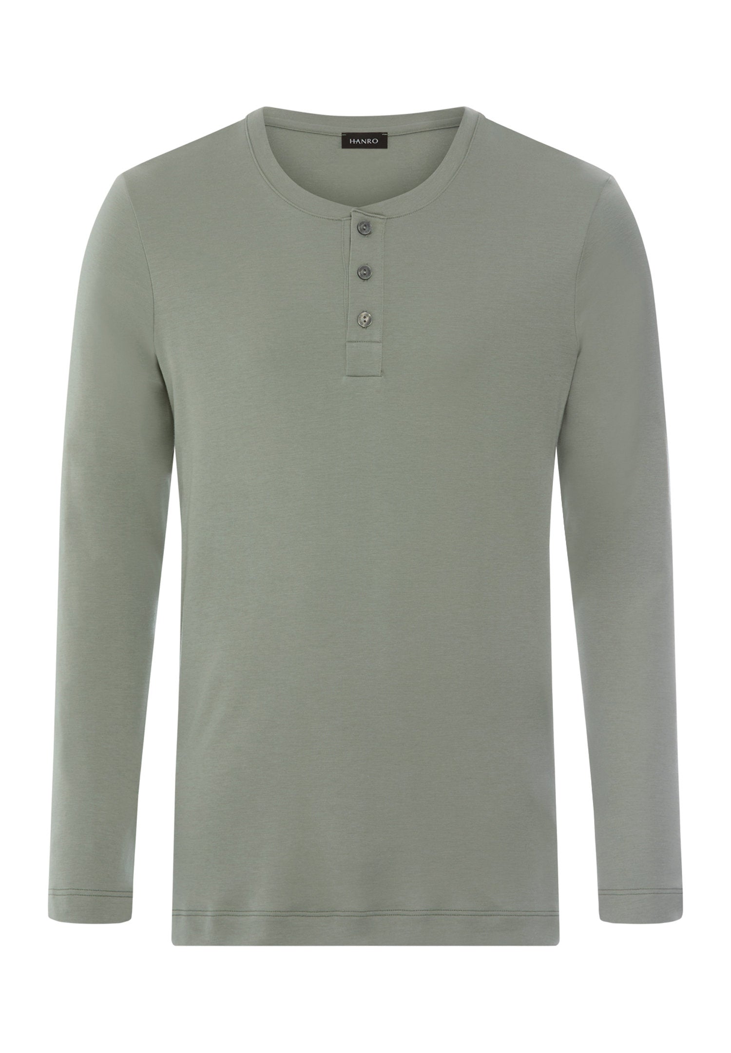 hanro-cozy-comfort-henley-shirt-langarm-shadow-baumwolle image 1