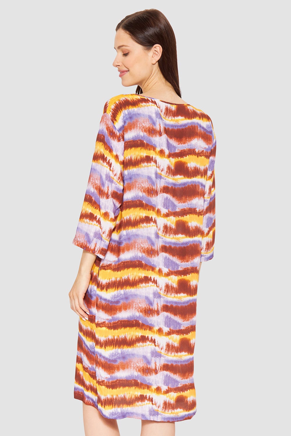 r-sch-be-happy-strandkleid-tie-dye-mehrfarbig-3-4-arm image 3