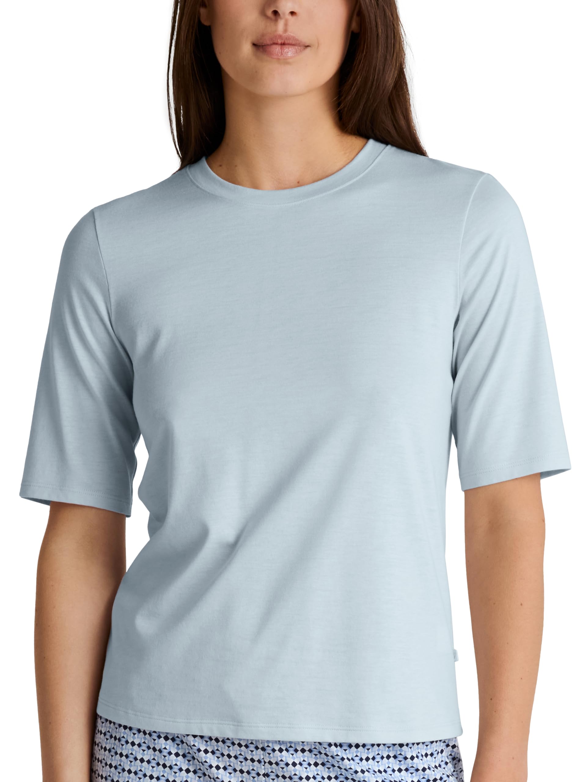 calida-favourites-lounge-t-shirt-damen-blue-topaz-baumwolle image 1