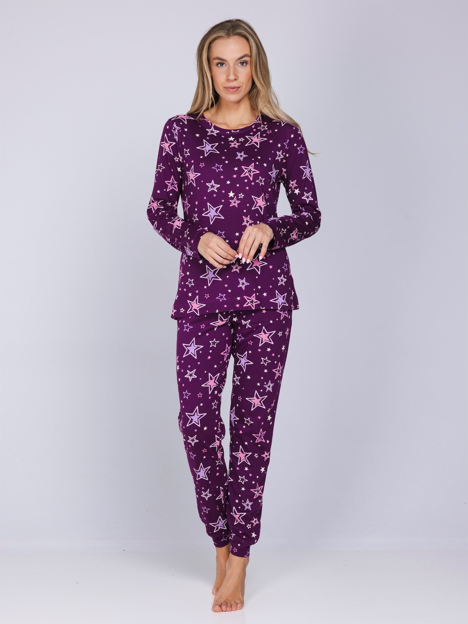 myrebelle-starlight-magic-pyjama-lila-damen image 2