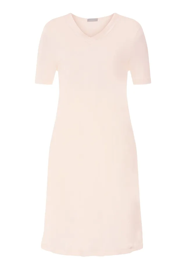 hanro-tyra-nachthemd-creamy-glass-kurzarm-modal image 1