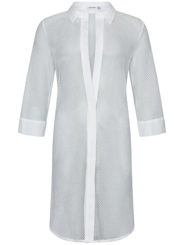 pastunette-beach-day-cover-up-wei-netz-langarm image 1