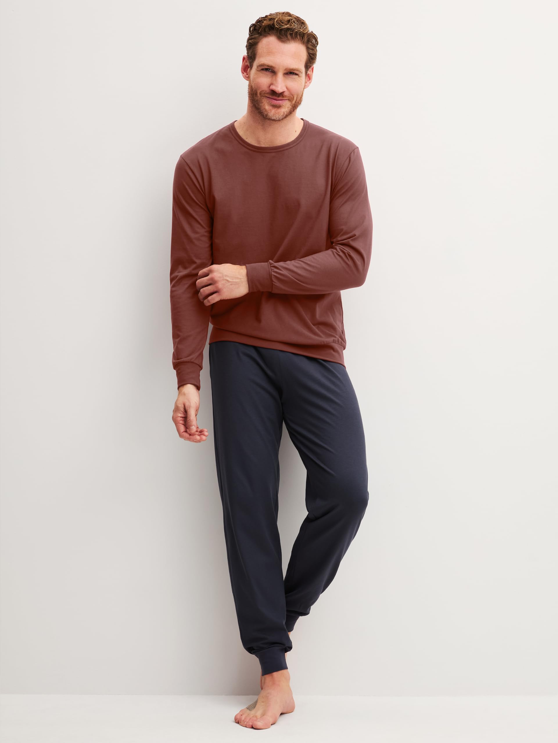 calida-relax-essentials-herren-pyjama-gr-50-mit-b-ndchen image 2