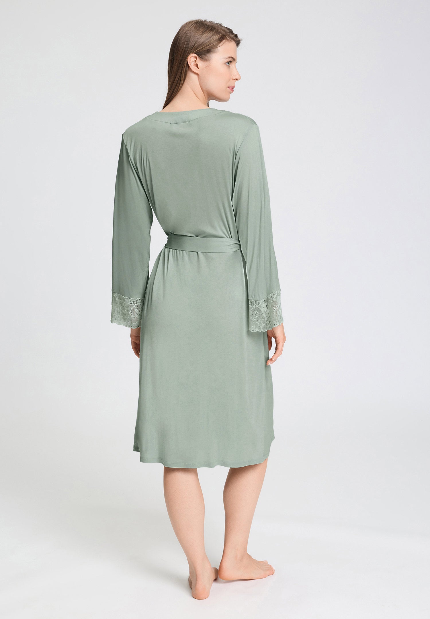 hanro-azelia-morgenmantel-110cm-breeze-modal-spitze image 4