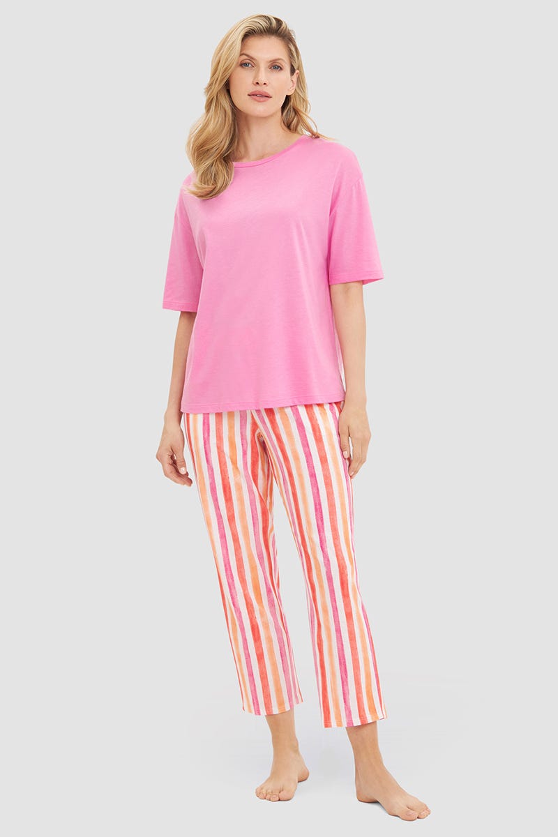 r-sch-be-happy-shirt-kurzarm-basic-pink-modal-mix image 4