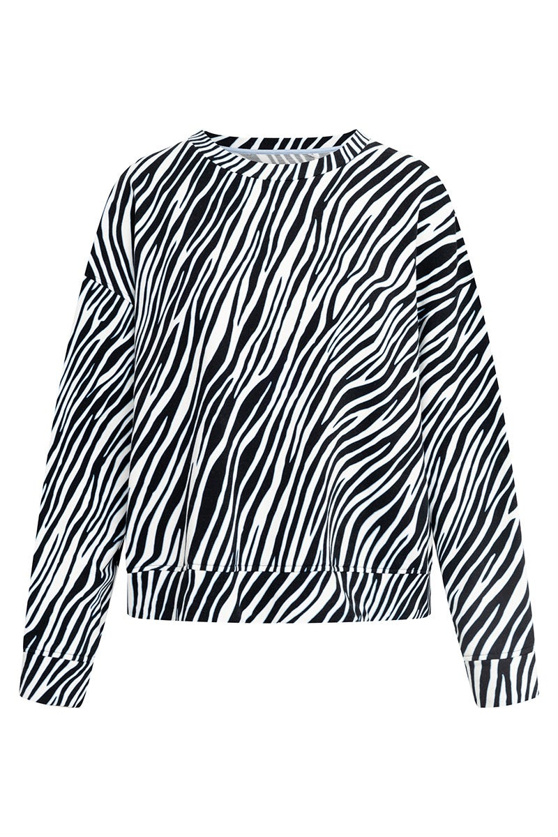 r-sch-be-happy-sweatshirt-langarm-damen-schwarz-zebra image 2