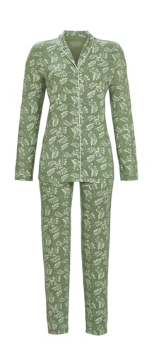ringella-women-men-damen-pyjama-viskose-durchgekn-pft-bl-tter image 3