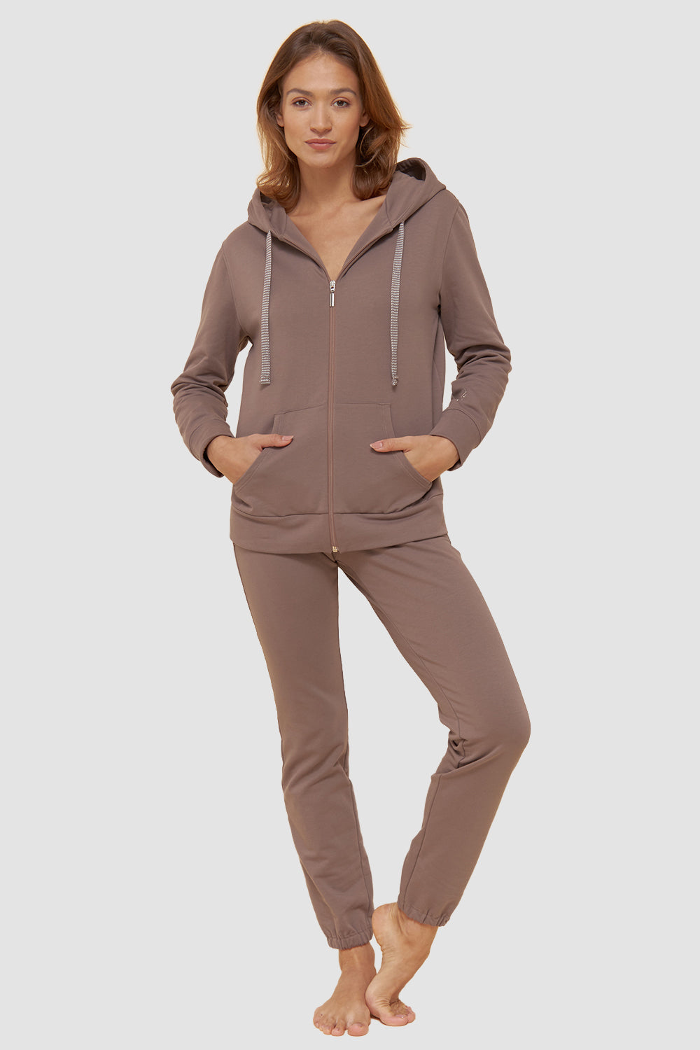 r-sch-be-happy-sweatjacke-langarm-kapuze-uni-k-ngurutaschen image 4