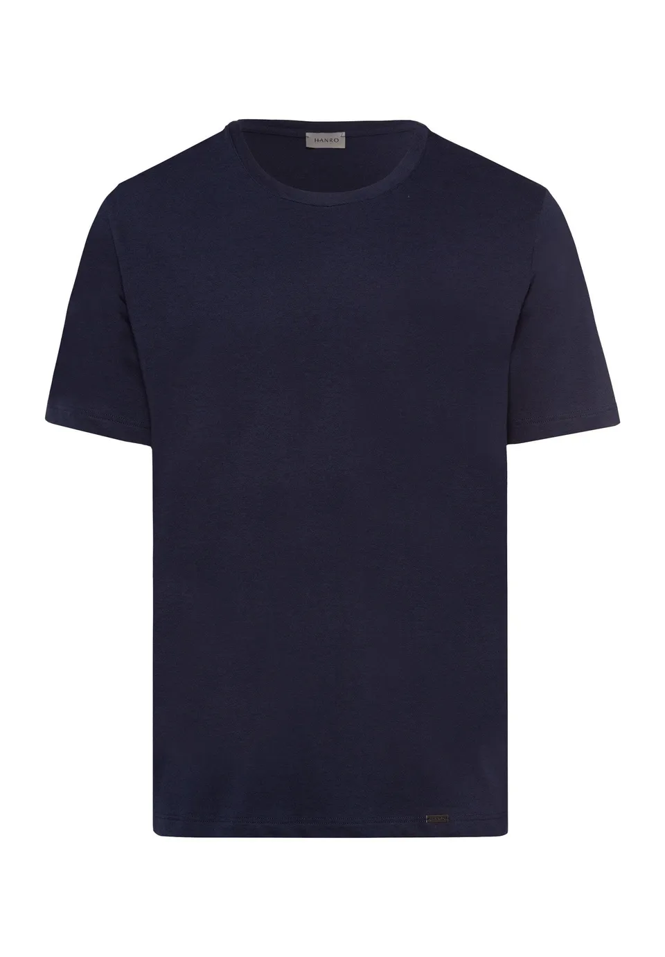 hanro-living-shirts-s-slv-shirt-t-shirt-deep-navy-baumwolle image 1