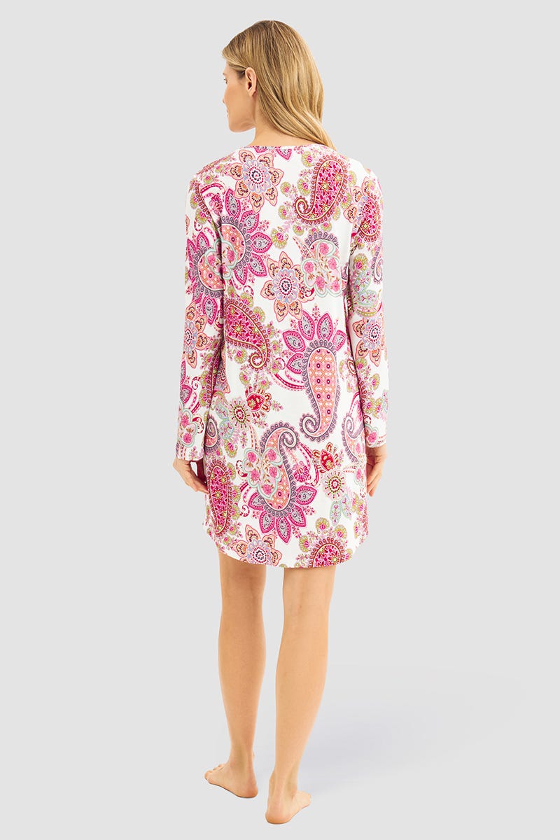 r-sch-be-happy-nachthemd-knielang-schlafhemd-rot-paisley image 3