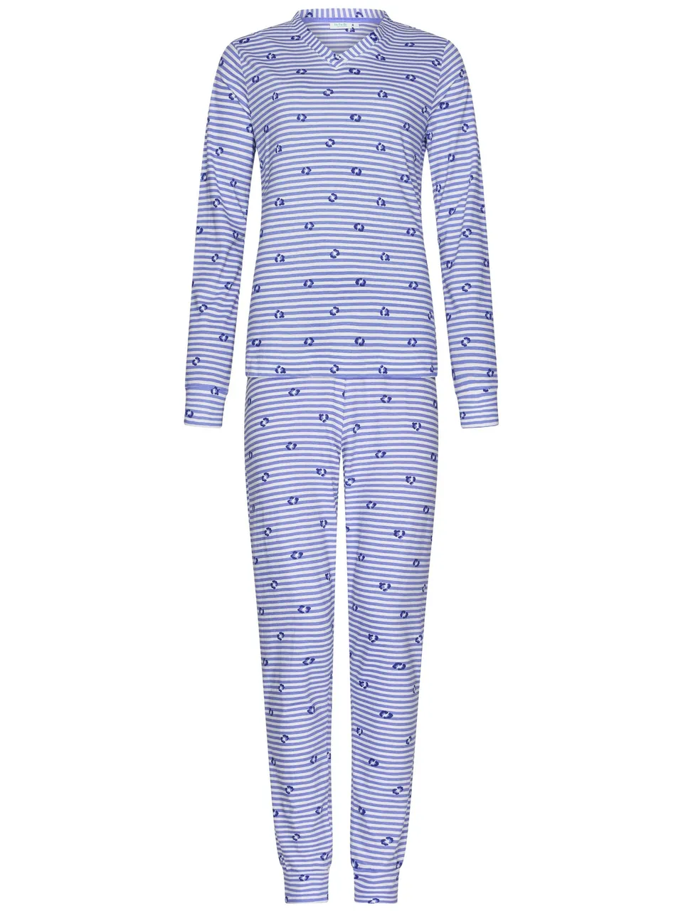 rebelle-leopard-lilac-pyjama-lila-bio-baumwolle-leo image 1