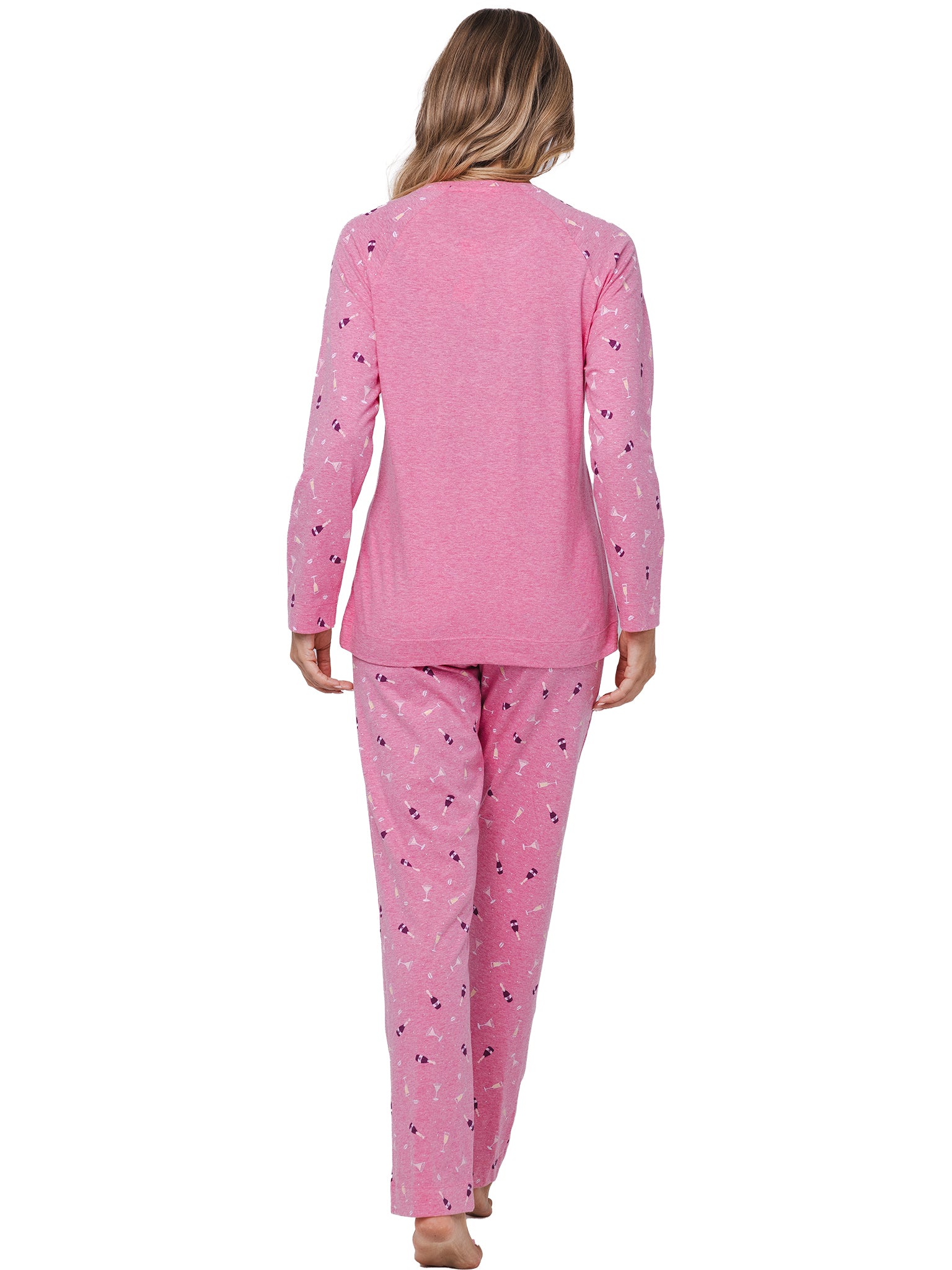 rebelle-cin-cin-pyjama-rosa-gr-38-champagner-print image 4