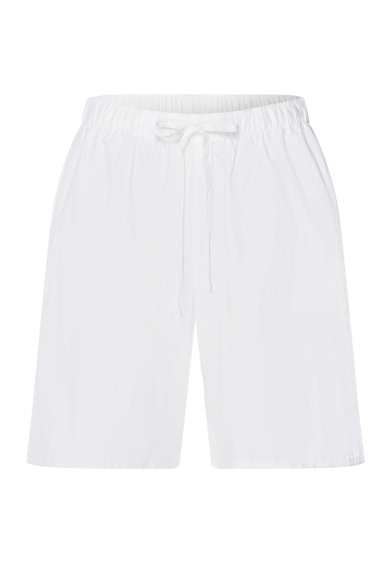 hanro-cotton-essentials-shorts-white-leinen-damen-sommer image 1