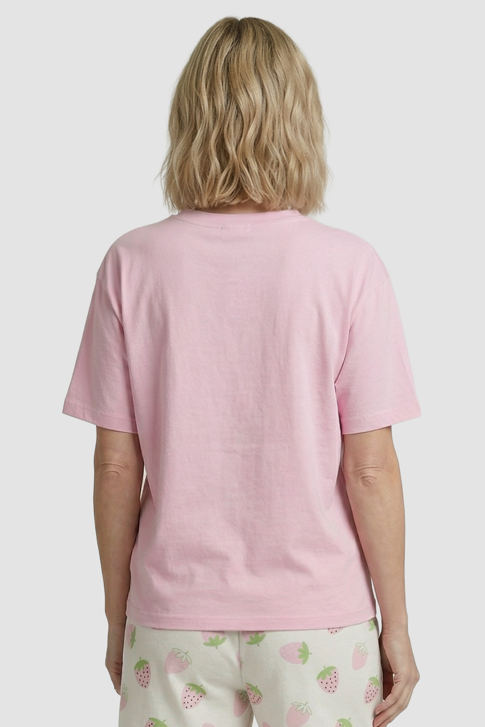 r-sch-be-happy-shirt-kurzarm-erdbeere-rosa-baumwolle image 3