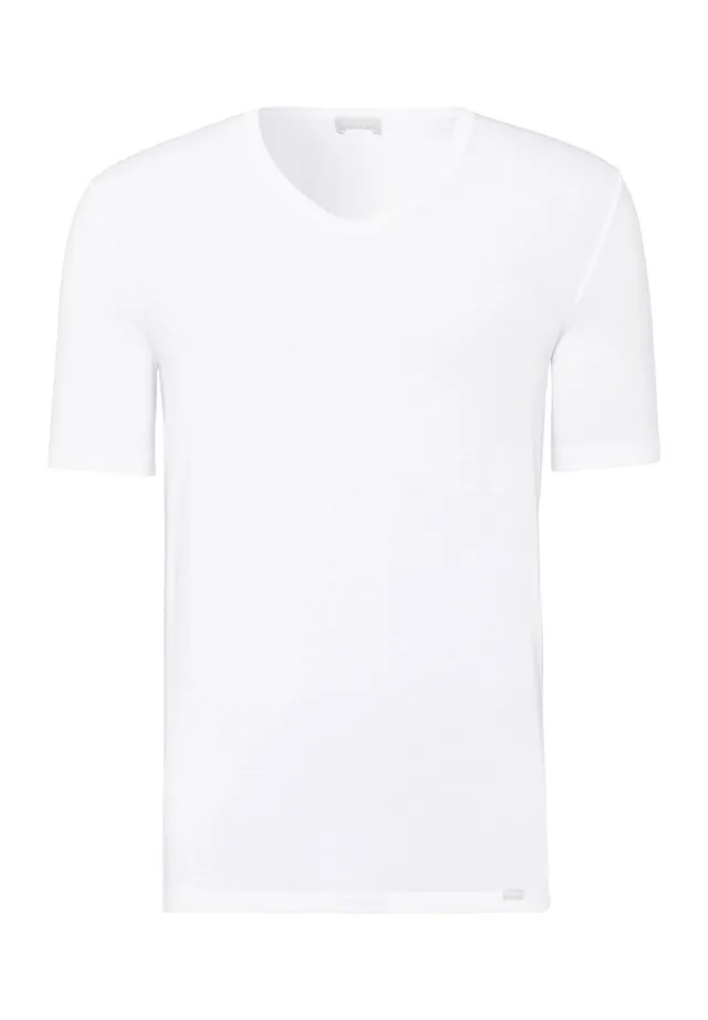 hanro-natural-function-v-neck-shirt-wei-tencel-herren image 1