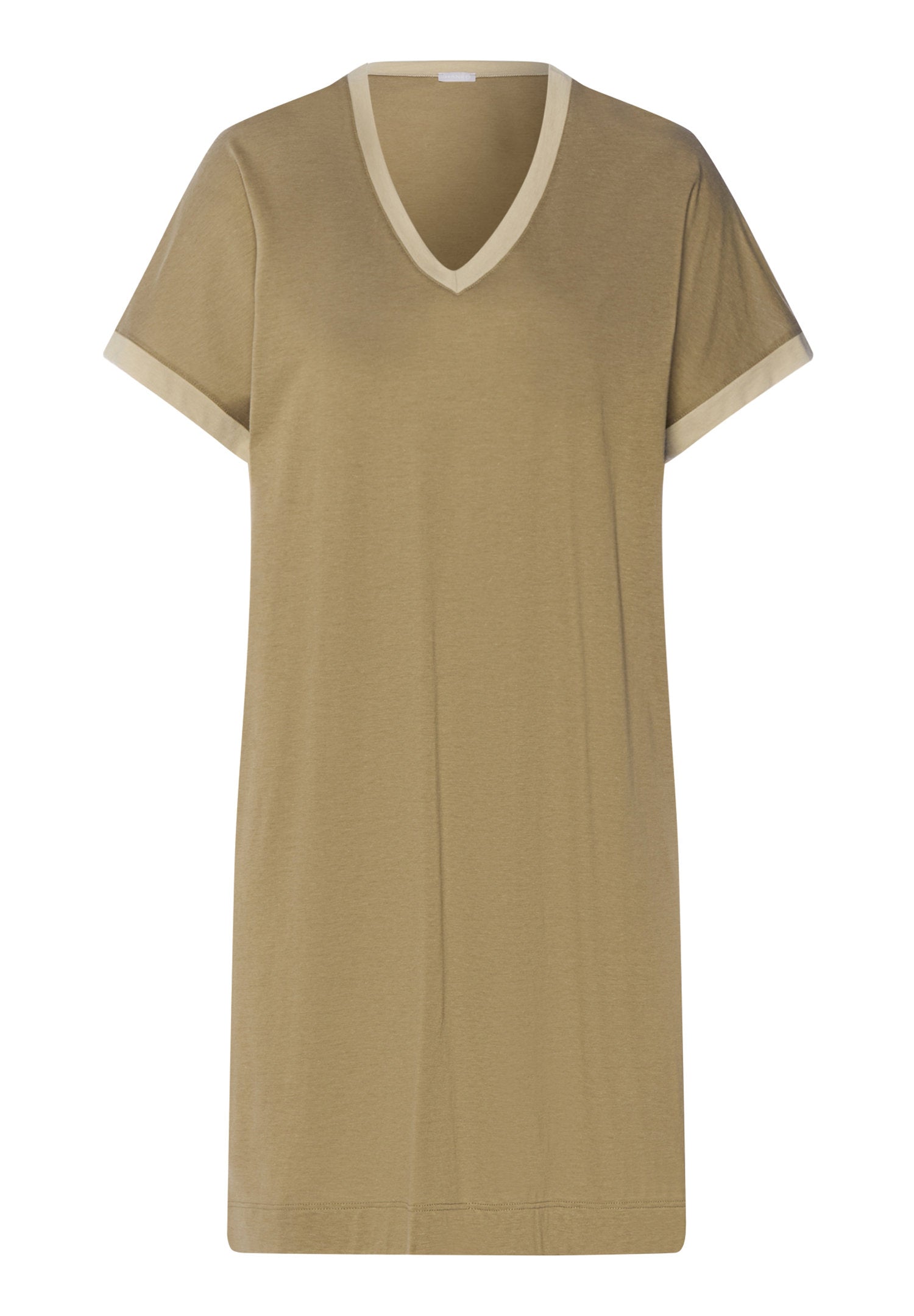 hanro-laura-s-slv-nightdress-85cm-nachthemd-covert-green-modal image 1
