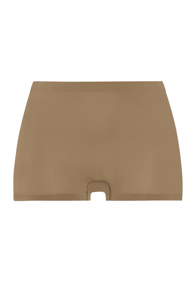hanro-touch-feeling-panty-suede-camel-microfaser-damen image 1