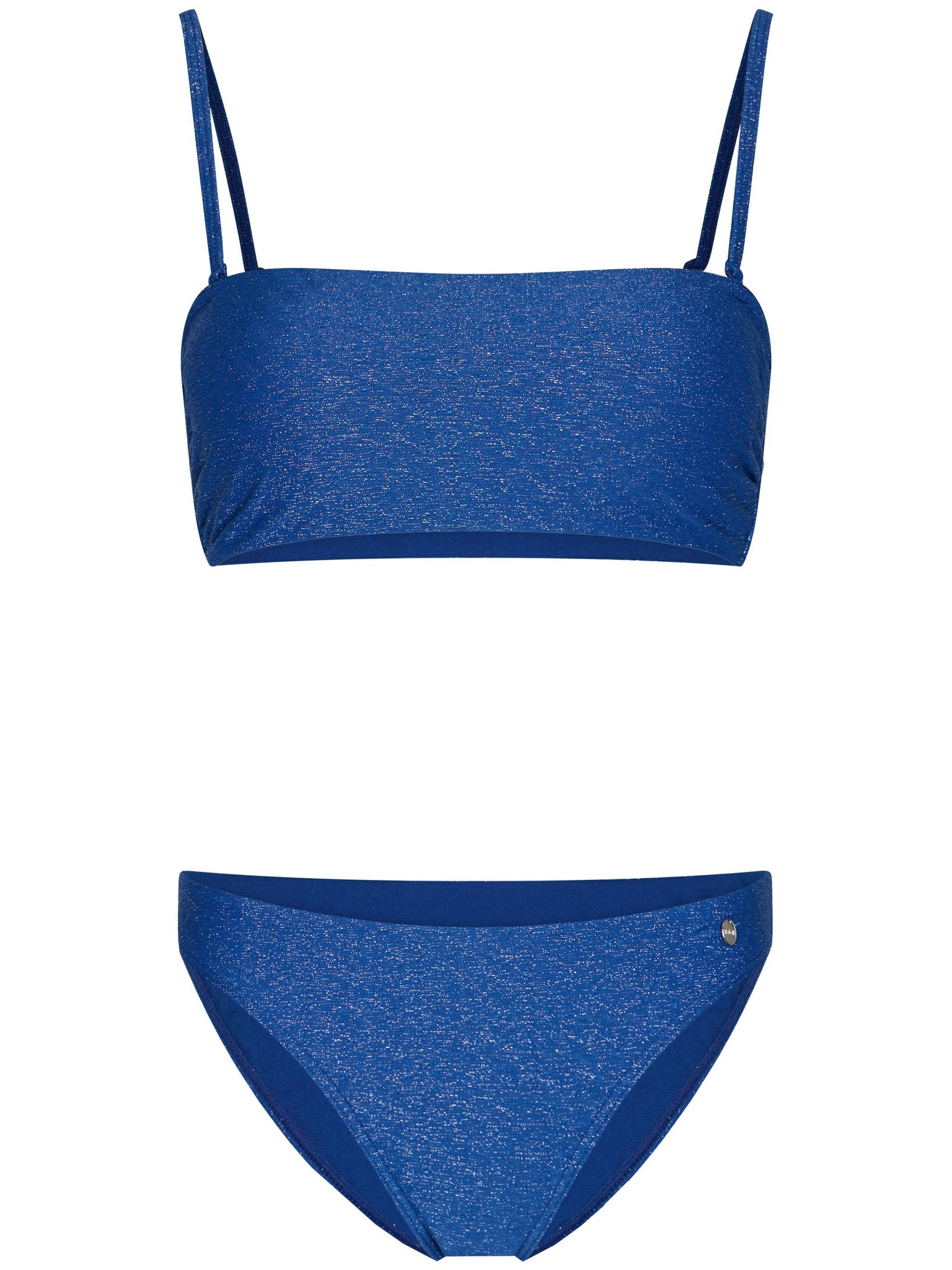 myrebelle-blue-bay-bandeau-bikini-blau-lurex-glanz image 1