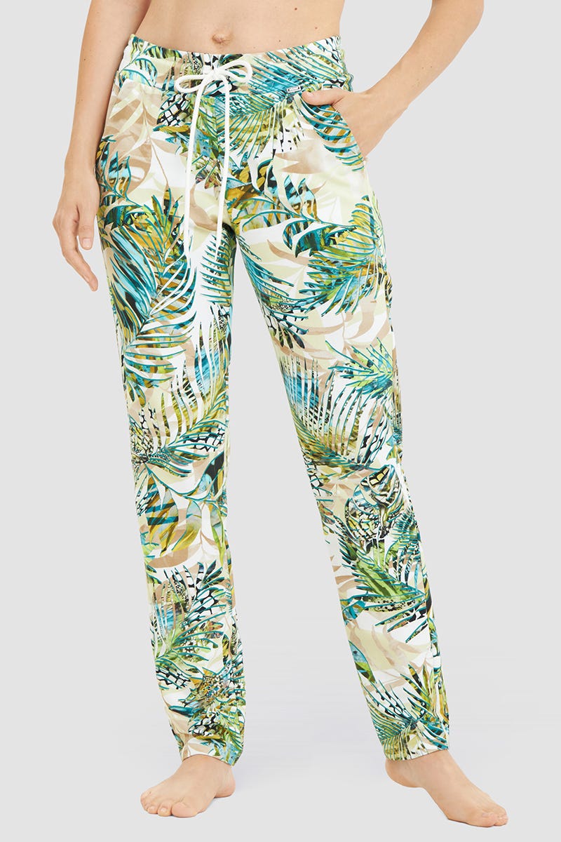 r-sch-be-happy-hose-lang-gr-n-sweathose-baumwolle-loungewear image 1