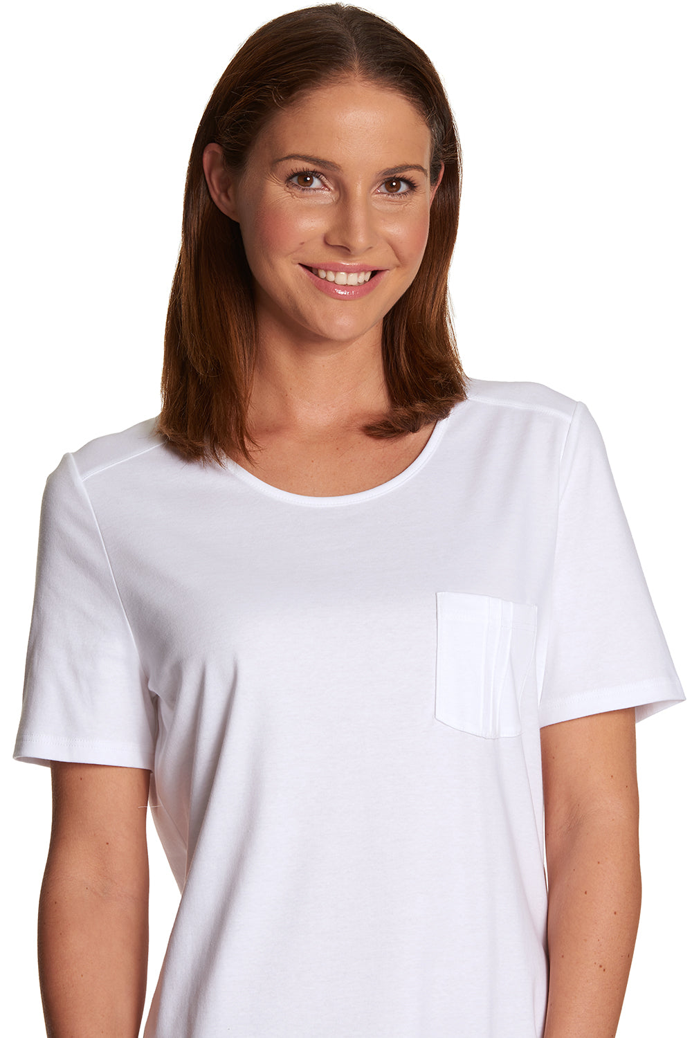 r-sch-be-happy-nachthemd-kurzarm-bigshirt-wei-baumwolle image 4
